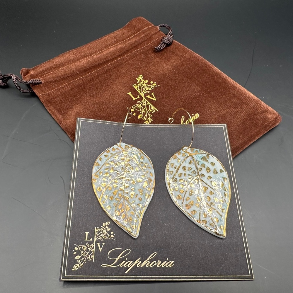 Handmade Luxury Ceramic Earrings – Unique, Lightweight, and Artistic Jewelry - Picture 9 of 11